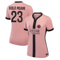 Billiga Paris Saint-Germain Randal Kolo Muani #23 Tredje fotbollskläder Dam 2024-25 Kortärmad